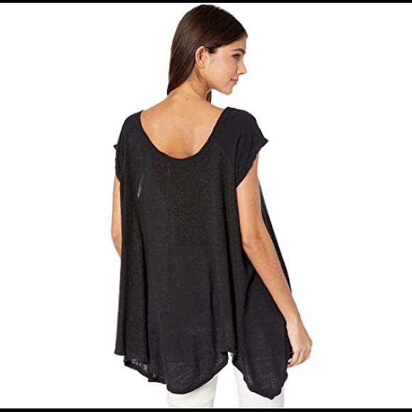 Free People Keep it Casual Side Slit Oversized Tee - Picture 2 of 9
